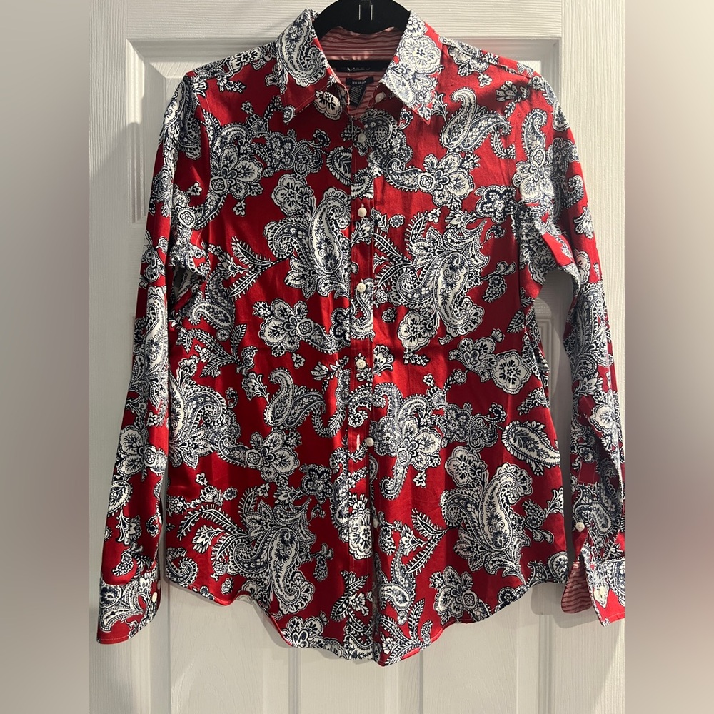 Chaps Button Down Ladies Shirt